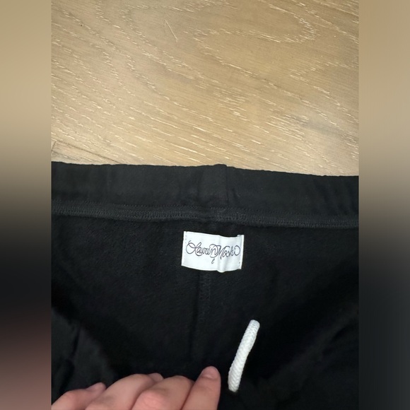 New With Tag's Lauren Moshi Large Peace Sign & Faces Black Joggers. ⚡️☮️ - Picture 3 of 3